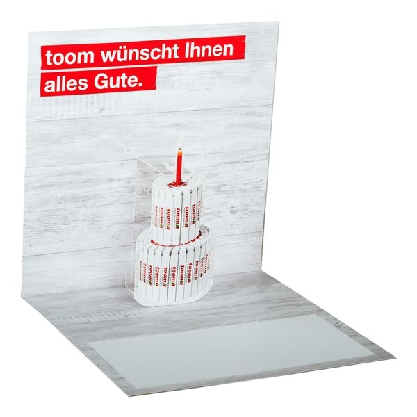 Geburtstagskarte Quadratisch