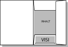 3 Laschen Mappe für A5