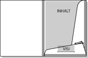 Laschenmappe mit variablem Steg (Überformat)