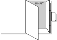 Fächermappe 4-fach Register mit Klettverschluss