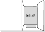 3 Laschen Mappe flach