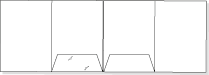 8 Seiten Mappe mit 2 Laschen