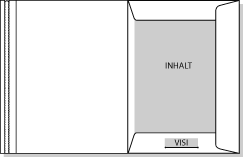 A3 Mailmappe mit Laschen