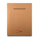 Reiseunterlagen Mappe mit Klemme