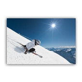 Postkarte Ski