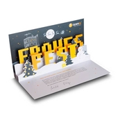 Pop-up 3D Karte Frohes Fest