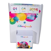 3D Tischkalender mit Notizzetteln