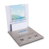 3D Pop-up Karte quadratisch mit einer Ebene