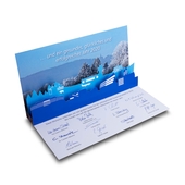 3D Pop-up Karte DIN lang - Weihnachtskarte