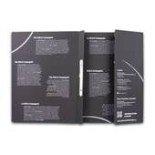 Schwarze Mappe Schnellhefter Mappe