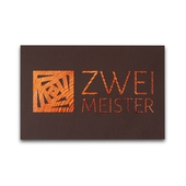 Visitenkarte mit Holzstruktur