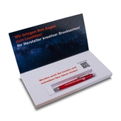 Produktprobe mit Stift