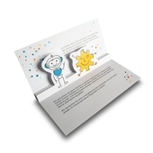 3D Pop-up Karte DIN lang - Happy Birthday