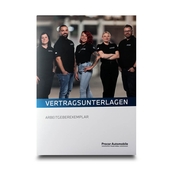 Mappe Vertragsunterlagen Arbeitgeber