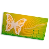 Design-Großpostkarte - Karte mit Türchen Schmetterling