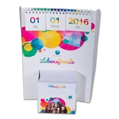 3D Tischkalender mit Notizzetteln
