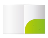 1-Tasche-Mappen rund
