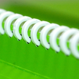 Werbemappe mit Reißverschlussspirale