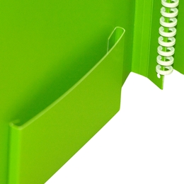 Werbemappe mit Reißverschlussspirale