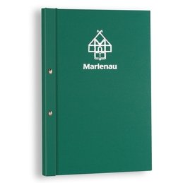 Speisekarten-Mappen mit Buchschrauben