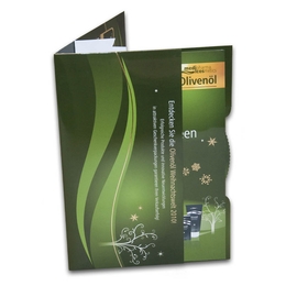 Pop-up 3D Prospekt mit Drehrad