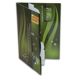 Pop-up 3D Prospekt mit Drehrad