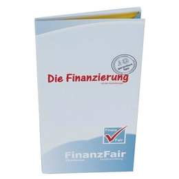 Stecklaschen Mappe L-DIN Finanzierung - Druckerei Lindner - Ihr Hersteller für Effektkarten, Präsentationsboxen und Mailings