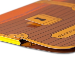 Schatztruhen-Mappe mit Froschtasche