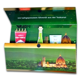 Produkttheke mit Altarfalzmappe