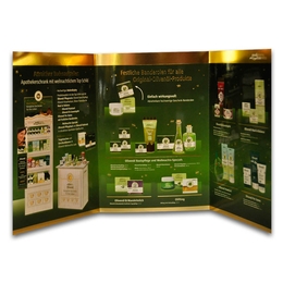 Produkttheke mit Altarfalzmappe