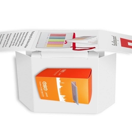 Würfel als Verpackung oder Gewinnspielbox