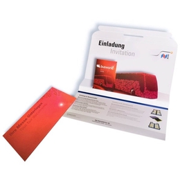 3D Mailing Großbrief - Messeeinladung - Facettenreiche Druckprodukte indviduell gestalten und drucken