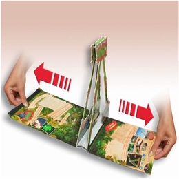 Konga Schaukel 3D Pop-UP Bewerbungsmappe