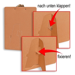 Klemmbrett-Aufsteller für A4