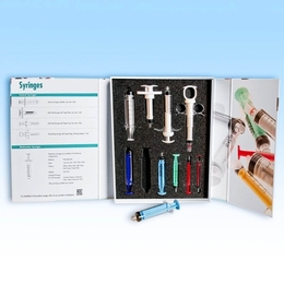 Präsentationsbox mit Produktfächer