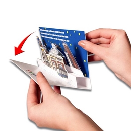 Pop-up 3D Karte Frohes Fest