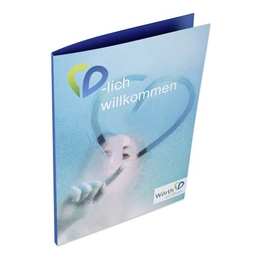 Mappe Herzlich willkommen in Wörth - Lindner druckt hochwertige Präsentationsmappe