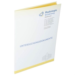 Radiologie Mappen Brüderweg - Lindner druckt hochwertige Präsentationsmappe