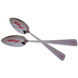 Kellogg's Löffel  Messe Give-away - Drucksachen in Mainz bei Druckerei Lindner drucken lassen 