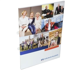 Volksbank Kundenmappe Kurpfalz - Lindner druckt hochwertige Präsentationsmappe