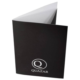 Stecklaschen A6 Mappe Quazar - Druckerei Lindner - Ihr Hersteller für Effektkarten, Präsentationsboxen und Mailings
