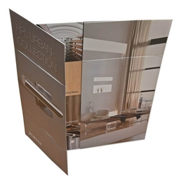 Endlosfaltkarte - Türen-Präsentation - Druckerei Lindner steht für: Kreative Drucksachen drucken, 3D -Pop-ups drucken,  Effektkarten drucken, Magic-Flyer drucken,Aufsteller drucken