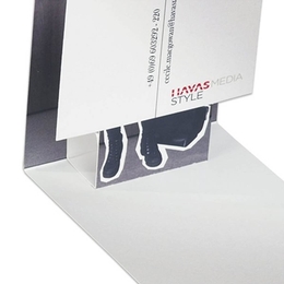 Pop-up 3D Visitenkarte H&M