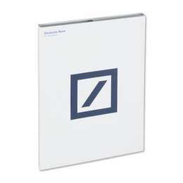 Mappe Deutsche Bank aus Craft-Karton - Lindner druckt hochwertige Präsentationsmappe