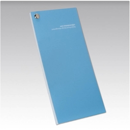 Fächerkarten - Produktfächer mit Buchschraube