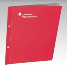 MP - Ösenmappe mit Prospekthüllen für A5 - Druckerei Lindner - Ihr persönlicher Mappenberater steht Ihnen zur Seite