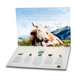 3D Pop-up Effektkarte A4 Heumilch