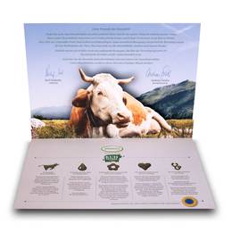 3D Pop-up Effektkarte A4 Heumilch