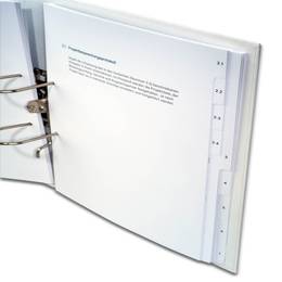08-fach Register mit Unterregister