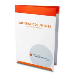 Wichtige Dokumente Mappe - Lindner druckt hochwertige Präsentationsmappe